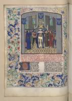 Francais 79, fol. 71v, Jean I de Castille et chevaliers